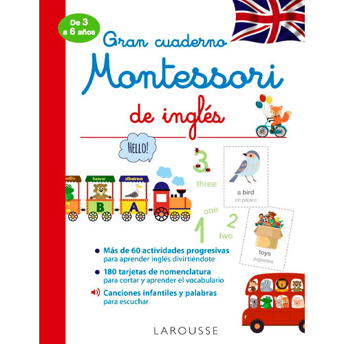 Gran cuaderno Montessori de inglés